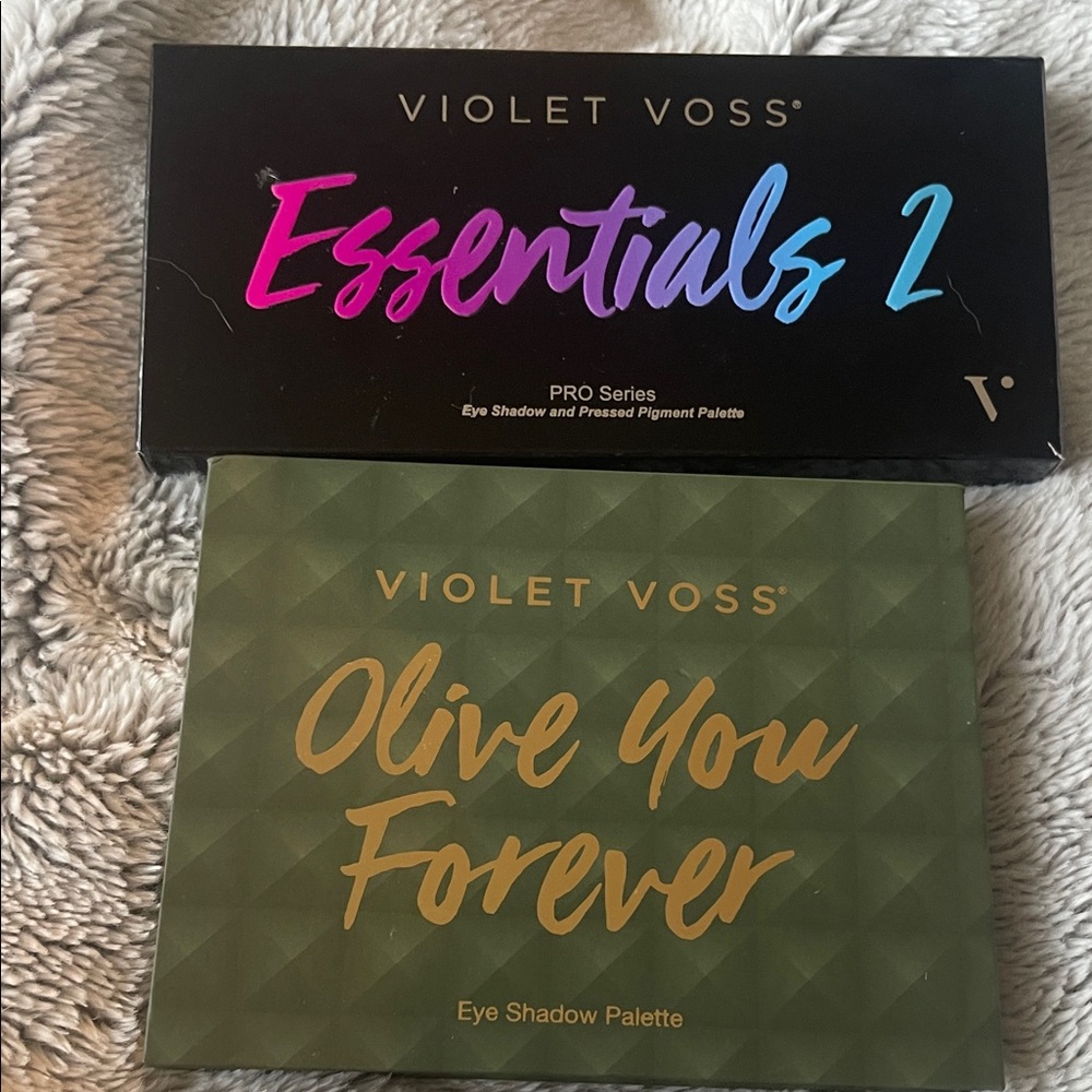 Violet Voss Essentials 2 and Olive You Forever Eyeshadow Palettes